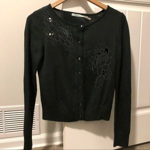 UO Kimchi Blue cutout cardi